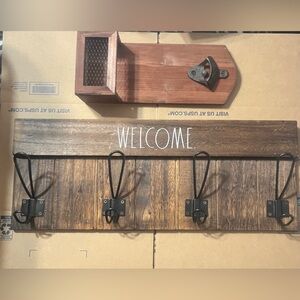 Rustic farmhouse Coat rack bundle